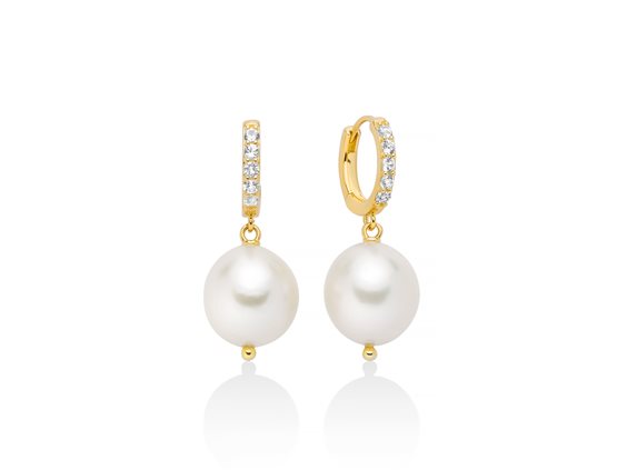 Orecchini Miluna Donna Giochi di perle in Argento Perla PER2740G - PER2740G